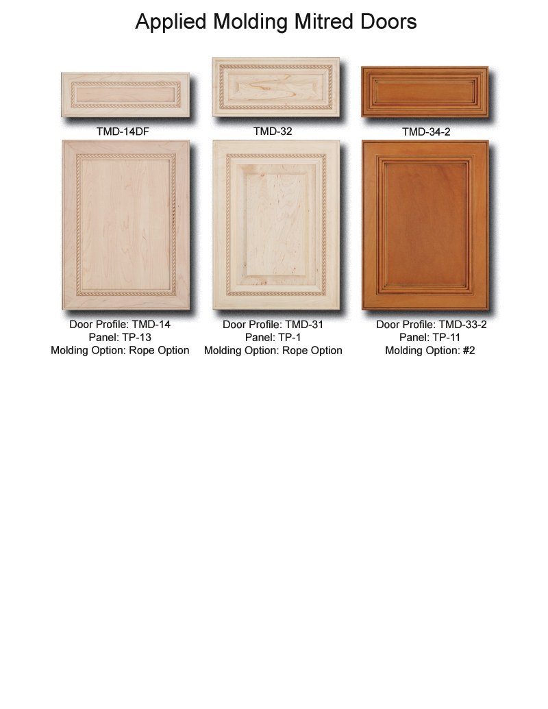 TNT Cabinet Door Details for Applied Molding Mitred Doors