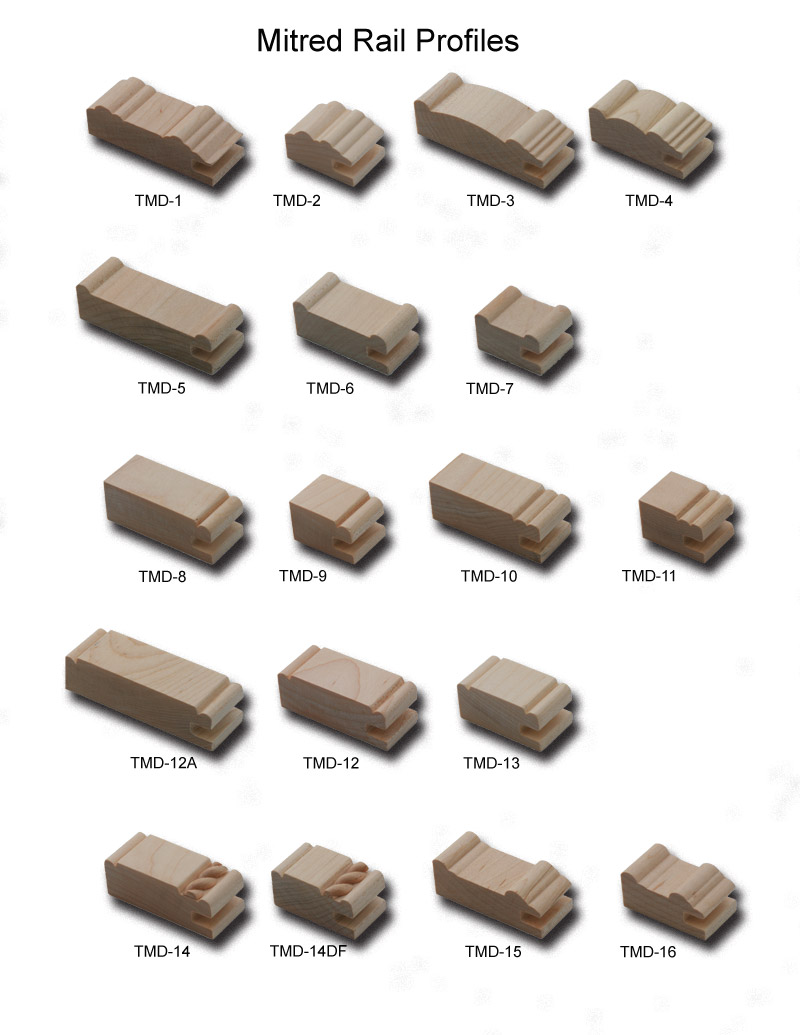 TNT Cabinet Door Details for Rail Profiles