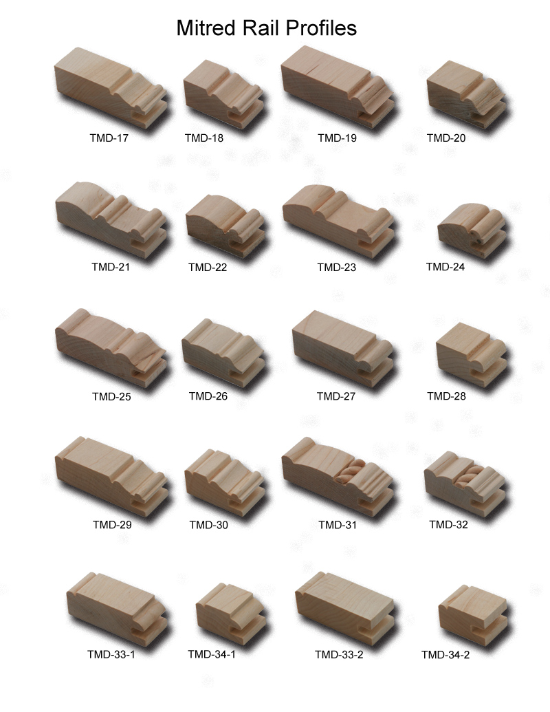 TNT Cabinet Door Details for Rail Profiles