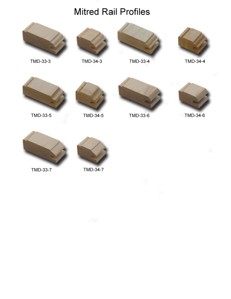 TNT Cabinet Door Details for Rail Profiles