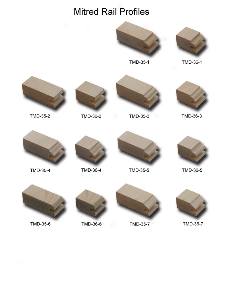 TNT Cabinet Door Details for Rail Profiles