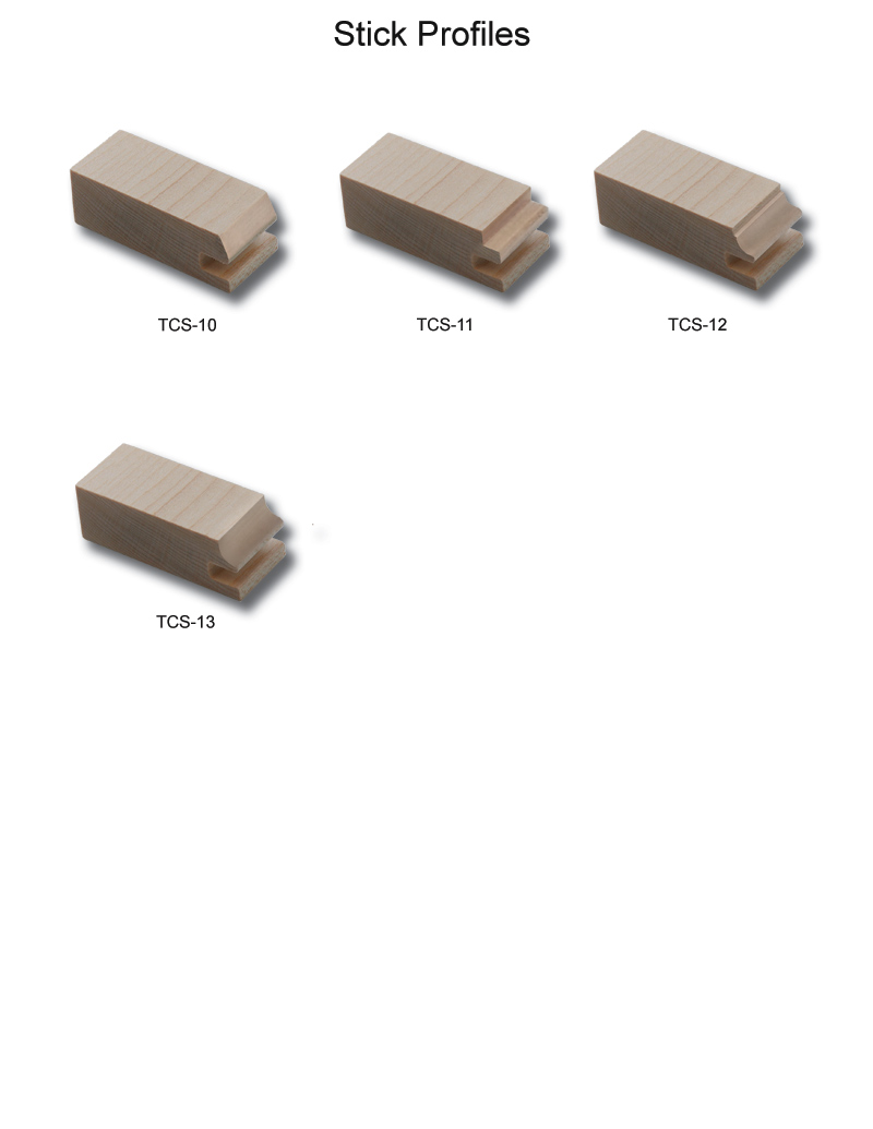 TNT Cabinet Door Details for Stick Profiles